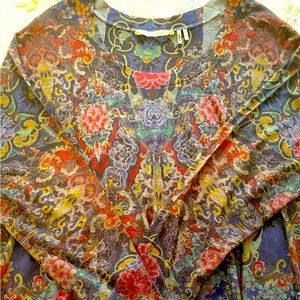 Multicoloured tunic Soft Surroundings 1X